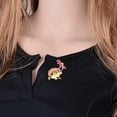 thumbnail image 3 of Broche de erizo broche de erizo lindo de moda esmalte negro púrpura para viajar ANGGREK Otros, 3 of 7