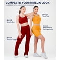 thumbnail image 6 of Nirlon Y Back Adjustable Sports Bras For Women - Nirlux Camisole Sports Bra, Stretchy Womens Tops Soft Workout Tops For Women (Salsa, 6), 6 of 6
