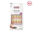 thumbnail image 1 of KISS Salon Acrylic French, Hype, Neon Yellow, Medium Almond, 1 of 6