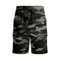 thumbnail image 4 of Mens Camo Shorts Loose Fit Cargo Shorts for Men Multi Pocket Lightweight Fishing Hiking Cargo Shorts, 4 of 5