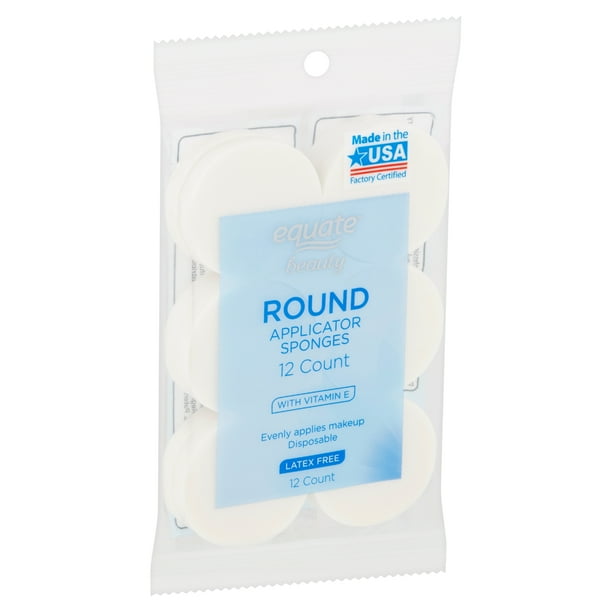 Equate Beauty Round Applicator Sponges 12 count