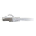 thumbnail image 4 of C2G 6ft Cat6 Ethernet Cable - Snagless Shielded (STP) - White - Patch cable - RJ-45 (M) to RJ-45 (M) - 6 ft - screened shielded twisted pair (SSTP) - CAT 6 - molded, snagless, stranded - white, 4 of 4