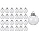thumbnail image 2 of 24PCS Clear Plastic Fillable Christmas Balls 8cm DIY Xmas Tree Ornament Decoration Arts Crafts, 2 of 5