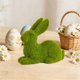thumbnail image 5 of Uuiauoio Easter Rabbit Decoration Green Moss Plush Rabbit Artificial Sculpture Green Plush Rabbit Ornament Spring Garden Decoration Easter Gift Easter Decoration(1 pc), 5 of 6
