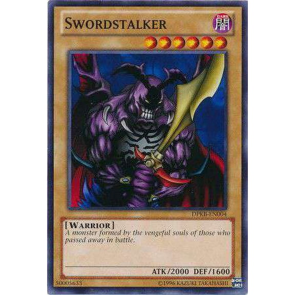 YuGiOh Duelist Pack Kaiba Common Swordstalker DPKB-EN004
