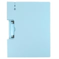 thumbnail image 1 of Monstrate Carpeta de archivos de plástico resistente Carpeta de abrazadera de almacenamiento de documentos de archivo de papel de prueba Carpeta Carpetas de archivos Azul, 1 of 1