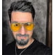 thumbnail image 4 of 3138 Shooter Style Vintage Aviation Sunglasses Metal Circle Brand Design Sun Glasses Oculos De Sol With Hood Boris, 4 of 5
