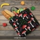 thumbnail image 5 of Balery Red Mushrooms Bolsa de Mano para Mujeres con Cremallera, Bolsa de Gimnasio con Compartimentos, Bolsa para Laptop, Bolsa para Trabajo, 5 of 7