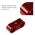 thumbnail image 6 of Unique Bargains 8pcs AN4 AN6 AN8 AN10 Car Separator Clamp Oil Line Brake Line Aluminum Alloy Red, 6 of 6
