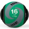thumbnail image 1 of Iron Body Fitness Dual-Grip Medicine Ball, Rubber Weighted Ball with Handles for Strength Training, 1 of 5