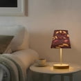 thumbnail image 4 of Table Lamp Small 5.9x10.8 Inches Table Lamps Night Light Tools & Home Improvement Bedroom Lamp Guest Room Lamp Study Lamp Office Lamp Purple Plum, 4 of 7