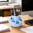 thumbnail image 6 of Rotating Pen Holder Desktop Organizer Storage Box With Note Tray Makeup Brush Holder For Office Desk Organization, 6 of 6