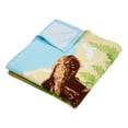 thumbnail image 4 of Jurassic World Kids Beach Towel, Cotton Blend, 27x54, Green, Universal, 4 of 5
