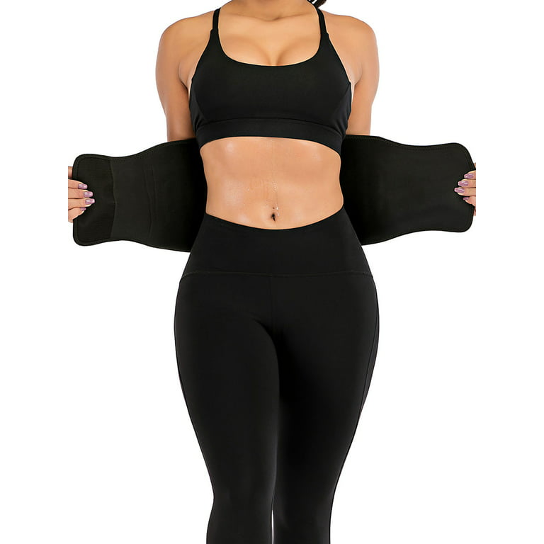 SHCKE Women Sweat Waist Trainer Belt Waist Cincher Trimmer for Sports Gym  Workout Body Shaper Belts