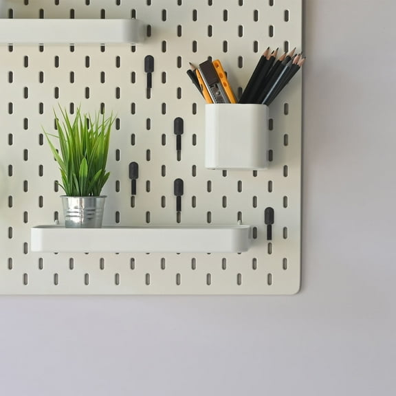 PENIKOKO 20Pcs Black Pegboard Hooks for Bathroom Hanging Storage Heavy Duty and Stylish