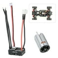 thumbnail image 1 of Brushless Motor, 1410 Brushless Motor 18A Black ESC RC Replacement Accessory Spare Part, 1 of 7