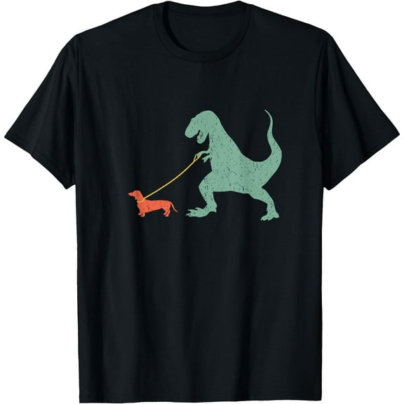 Cute Dachshund Dinosaur Funny Wiener Dog Unisex T-Shirt for Men Women Kids Toddler