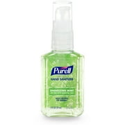 PURELL Advanced Hand Sanitizer Energizing Mint, Infused with Essential Oils, 2 oz Pump Bottle