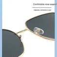 thumbnail image 5 of Polarized Sunglasses, Matte Sunglasses, Lightweight and Durable, Cycling Driving Fishing UV Protection (Light Blue), 5 of 5