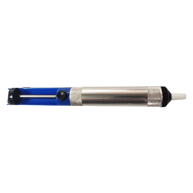 Scienceny Removedor de alambre de soldadura de mano con émbolo con resorte, ventosa para soldar, pluma de succión para desoldar al vacío, Suministros de soldadura