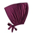 thumbnail image 1 of Pure silk cotton adjustable hair hiding hood cap elastic strap base small hat, 1 of 10