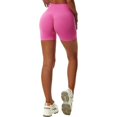 thumbnail image 7 of Women's V Cross Workout Shorts High Waisted with Scrunch Butt - Tummy Control Yoga Shorts for Women - Booty Lifting Gym Biker Shorts - Sexy Athletic Compression Spandex Shorts, 7 of 7
