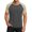 Gray, variant on T -Shirts for Men Raglan Sleeve Crewneck Elastic Outdoor Tops Basic Short Sleeve Soft Gym Pullover