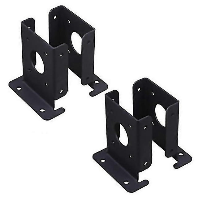 For 4pcs Adjustable Wood Fence Pergola Post Base Brackets Kit Heavy Duty Post Anchor Base Brackets F