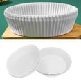 thumbnail image 4 of Papier de Cuisson Jetable, 50 Pcs Doublure en Papier pour Friteuse Ronde Antiadhésive pour Four à Micro-Ondes de Cuisine, 4 of 8