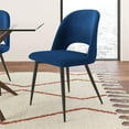 thumbnail image 7 of Pemberly Row Modern Velvet Side Chair (Set of 2) in Sapphire, 7 of 7