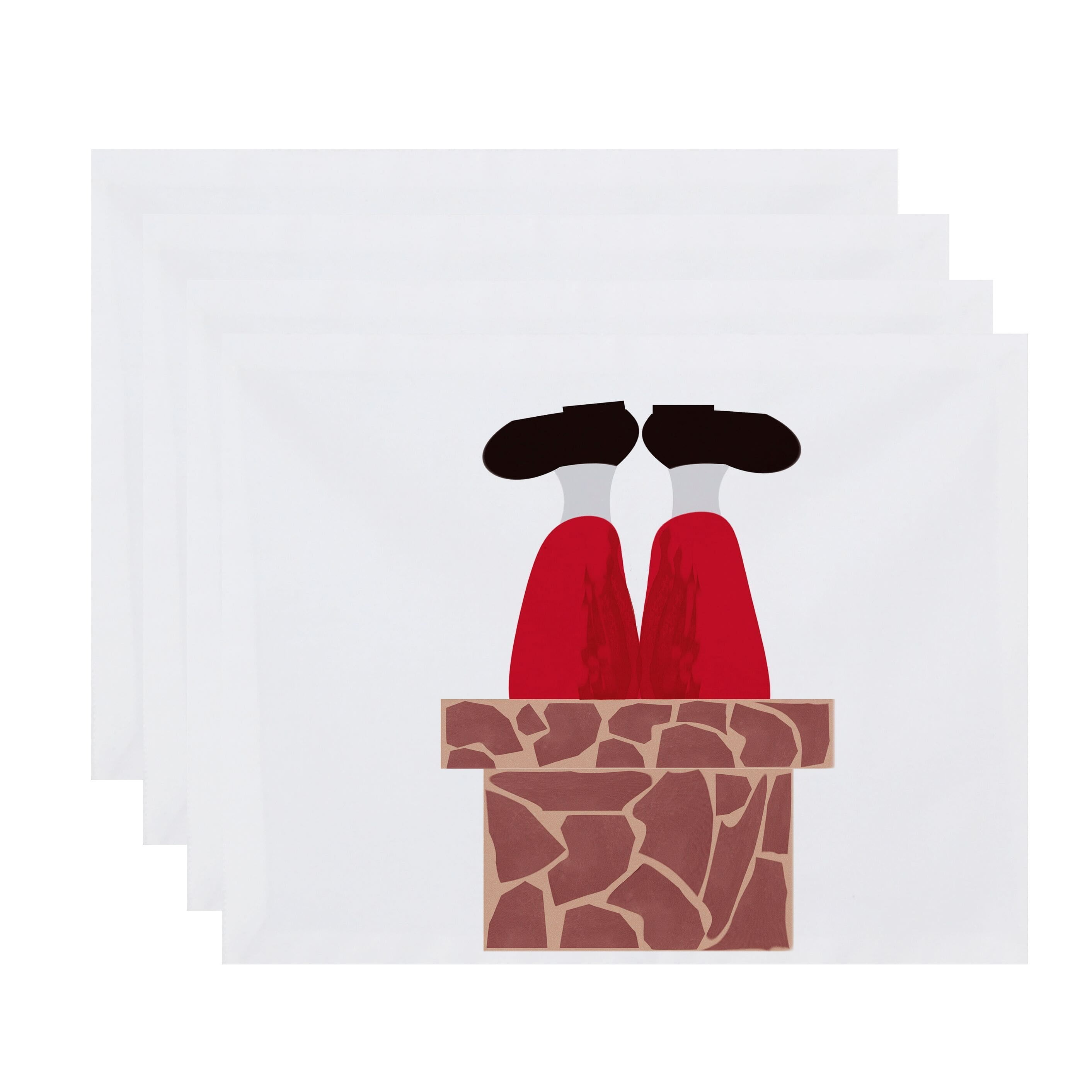 Holiday Essence Away He Goes Geometric Print Placemat