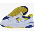 thumbnail image 4 of NEW BALANCE 550 SIZE 13 D WHITE YELLOW BLUE CLASSIC BASKETBALL SHOE BB550NCG, 4 of 6