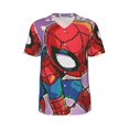 thumbnail image 2 of Spider-Man Men's Short Sleeve Baseball T-Shirt, 2 of 7