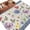Blue, variant on Spring Flowers Area Rugs 3'x5', Washable Small Throw Rugs for Living Room Bedroom, Purple Boho Farmhouse Botanical Florals Indoor Outdoor Rug Non-Slip Low Pile Carpet Runner Reversible Floor Mats