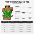 thumbnail image 7 of Fotbe St Patrick's Day2 Pattern Womens' Sports Bra Longline Wirefree Padded with Medium Support Sports Moisture-Wicking Workou Vest,Tank Top-Medium, 7 of 7
