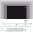 Floating TV Stand, Wall Mounted Entertainment Center and Shelf