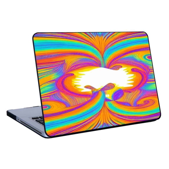 Compatible with MacBook Pro 16 Inch 2021 A2485 Phone Case, Abstract-Psychedelia-Hippie-8 Case Silicone Protective for Teen Girl Boy Case for MacBook Pro 16 Inch 2021 A2485