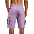 thumbnail image 4 of Trgacdwlo Mens Shorts Cargo Lightweight Mens Athletic Shorts Hiking Running Quick Dry Elastic Waist Casual Shorts for Men with Pocket, 4 of 8