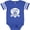 Football Blue and White, variant on Inktastic Fencing Future Fencer Sports Boys or Girls Baby Bodysuit