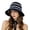 Navy, variant on LXJHUAN Sun Hat for Women Striped Floppy Straw Wide Brim Summer Hats Breathable Foldable Packable Visor Beach Hat UV Protection Gardening Bucket Hat UPF 50 Brown