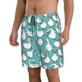 thumbnail image 2 of Logiee Cartoon Funny Goose Print Mens Swim Trunks Quick Dry Board Shorts,Breathable Hawaii Beach Shorts Swimwear Bathing Suits-Medium, 2 of 6