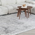 thumbnail image 4 of Rug Branch Atlas Scandinavian Indoor Area Rug, Grey Beige, Distressed - Living Room, Bedroom, Dining Room, and Kitchen, 4 of 8