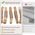 thumbnail image 4 of Modern Natural Solid Wood  Tree Tower for Indoor Cats Large Adult, 30 inch Flower  Tree with Scratching Post, 4 of 8