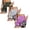 Purple & Light Gray & Army Green, variant on 3 Pack Gym Shorts for Women Fashion 2 in 1 Swim Shorts Summer Beach Workout Camo Liner Quick Dry Athletic Shorts with Pockets