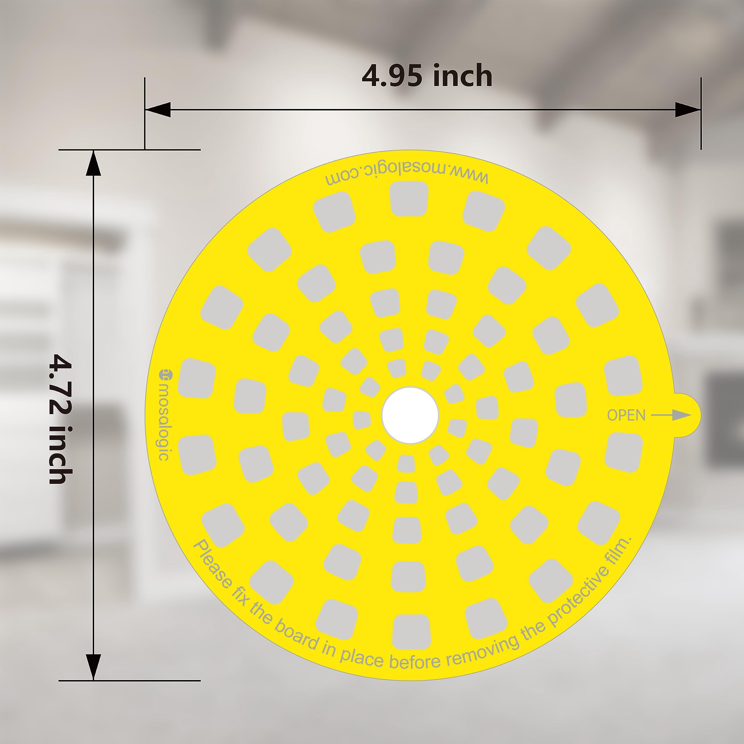 Mosalogic Flea Trap Light Refills, Pest Trapper Refill Replacement Sticky Cards for Fly, Moth, Flea, Mosquito, Wasp - 10 Discs