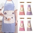 thumbnail image 2 of ENJOYW Lovely Pig Polyester Sleeveless Pockets Home Kitchen Cooking Anti-Splash Apron Apron PolyesterSize Details Size, 2 of 7