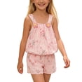 thumbnail image 4 of Piuwrlz Tank Top with Shorts Sets Girls 2 Piece Outfit Set Crew Neck Multicolor Size 2 T, 4 of 9