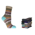 thumbnail image 2 of Women's 6 Pair Socks Size 6-9 Wool Warm Winter Crew Socks, 2 of 4