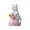 white, variant on Momihoom Whimsical Cat on Duck Decor Figurine, Playful Pet-Themed Tabletop Accent for Home & Office, Cute Animal Collectible