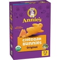 thumbnail image 3 of (12 pack) Annie's Organic Cheddar Bunnies Baked Snack Crackers, Original, 7.5 oz, 3 of 14